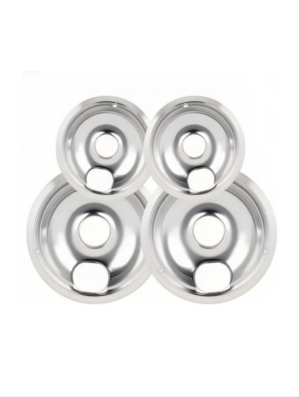 Drip Pans For Electric Stove- 2 X 6" and 2 X 8"